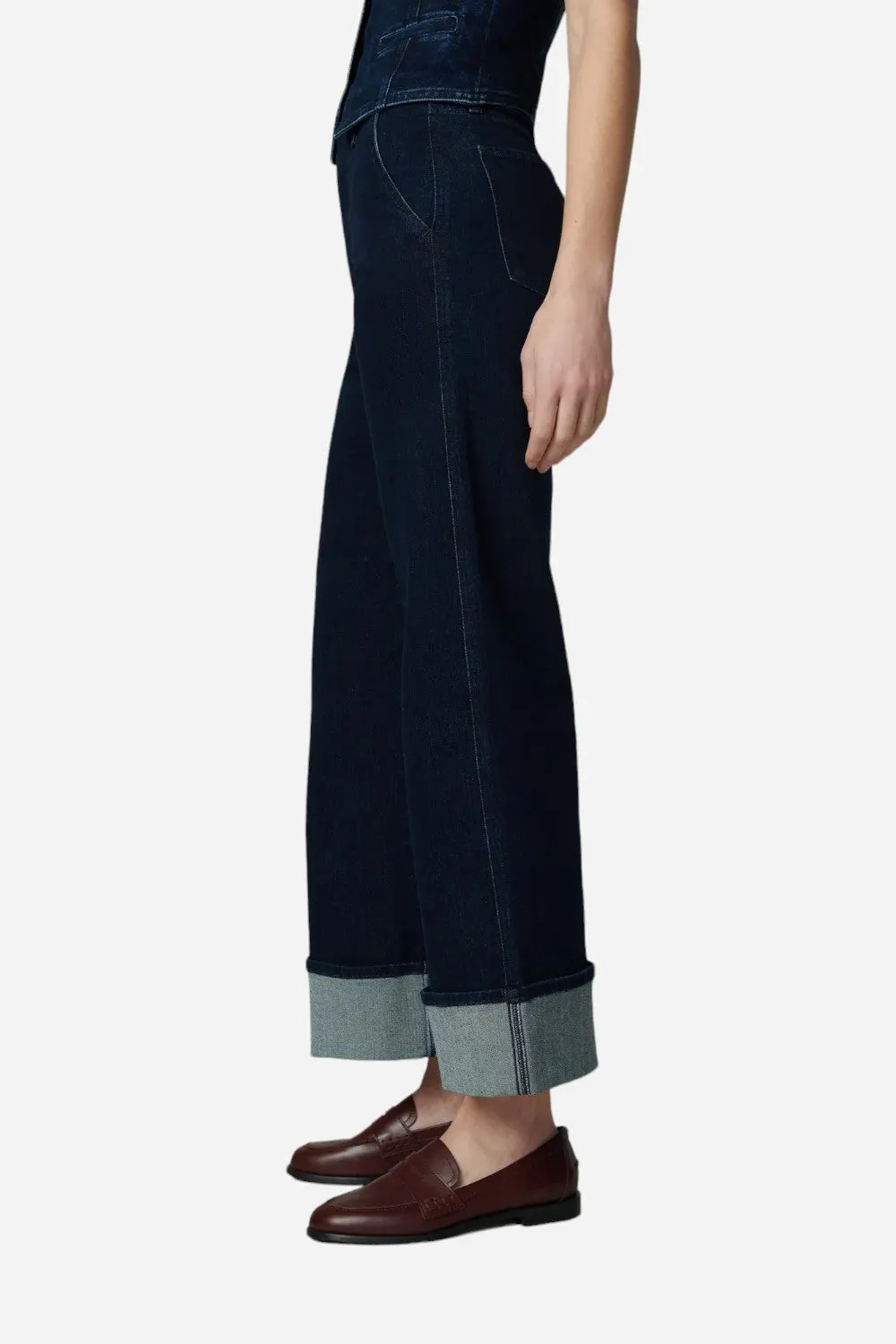 Joe's Trixie Trousers Wide Cuff in Don't Worry