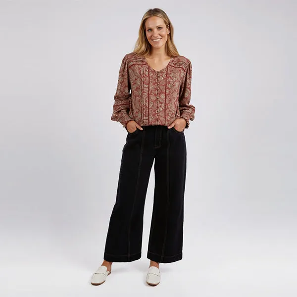 Juliette Paisley Top - Paisley Print