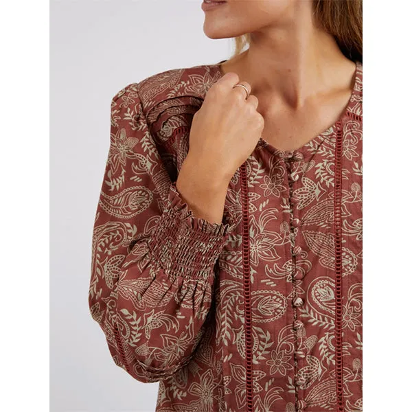 Juliette Paisley Top - Paisley Print