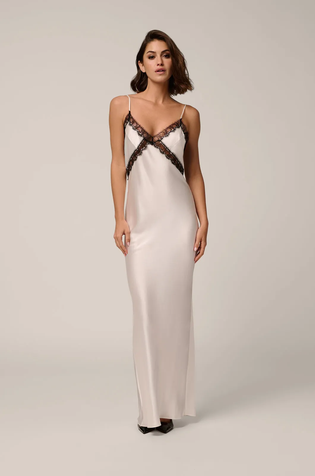 LACE INSET MAXI SLIP