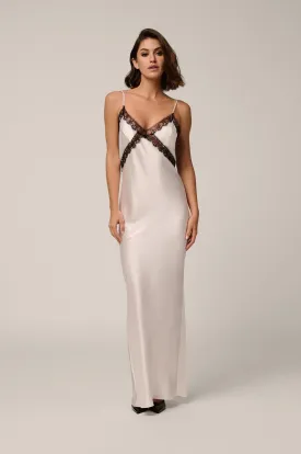 LACE INSET MAXI SLIP
