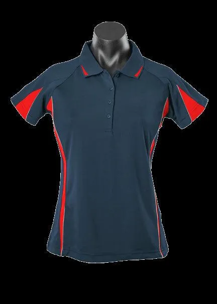 Ladies Eureka Polo Navy/Red
