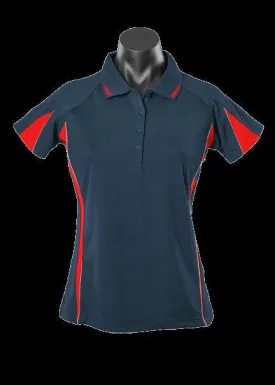 Ladies Eureka Polo Navy/Red
