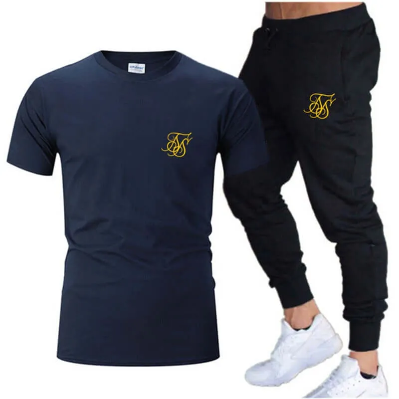 Leisure Fashion Men's Set Tracksuit Sportswear 2 piece set