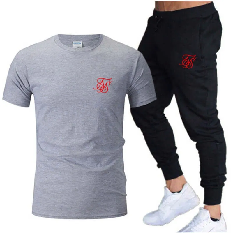 Leisure Fashion Men's Set Tracksuit Sportswear 2 piece set