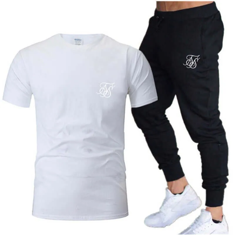 Leisure Fashion Men's Set Tracksuit Sportswear 2 piece set