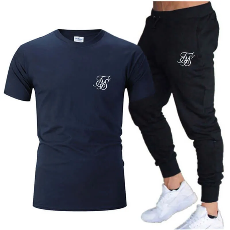 Leisure Fashion Men's Set Tracksuit Sportswear 2 piece set