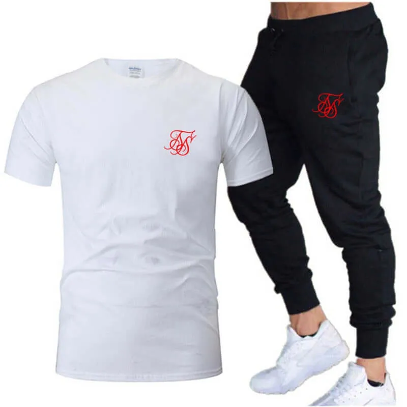 Leisure Fashion Men's Set Tracksuit Sportswear 2 piece set