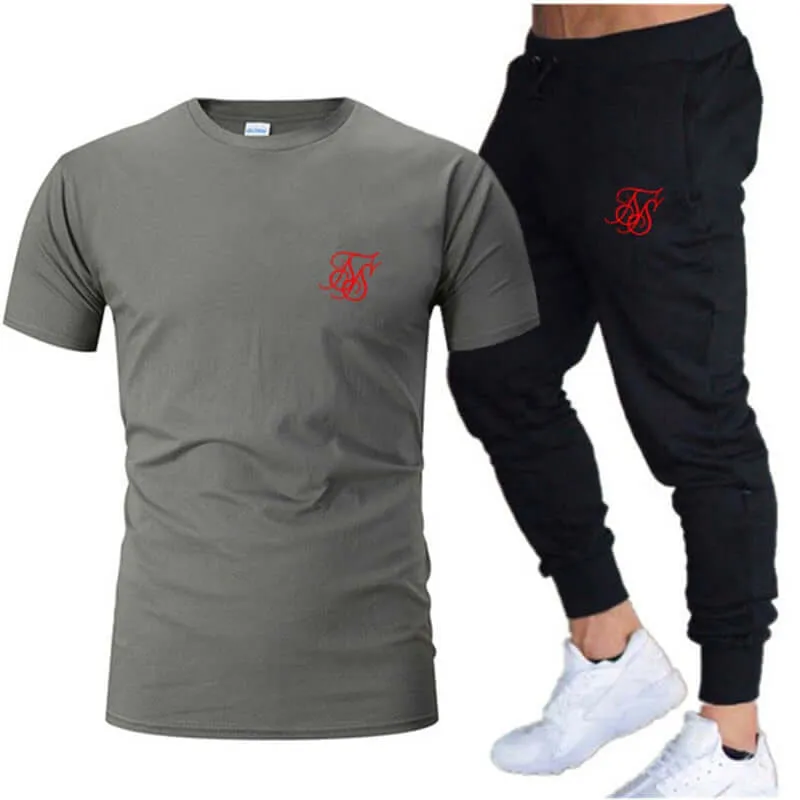 Leisure Fashion Men's Set Tracksuit Sportswear 2 piece set