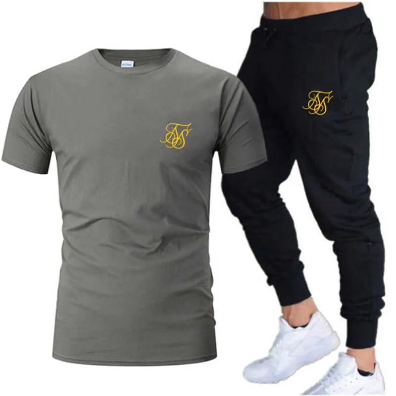 Leisure Fashion Men's Set Tracksuit Sportswear 2 piece set