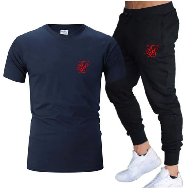 Leisure Fashion Men's Set Tracksuit Sportswear 2 piece set
