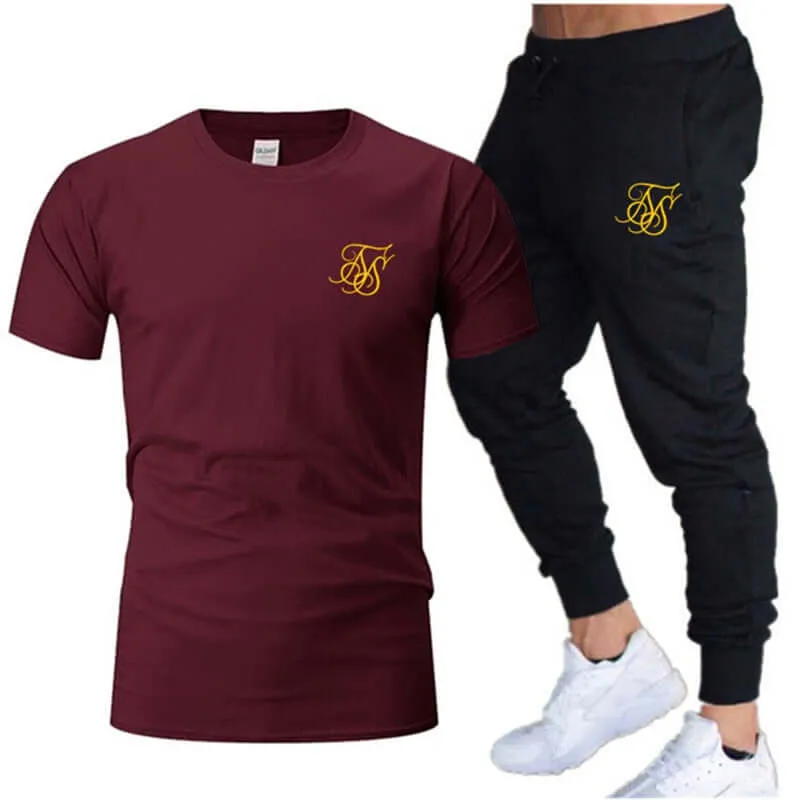 Leisure Fashion Men's Set Tracksuit Sportswear 2 piece set