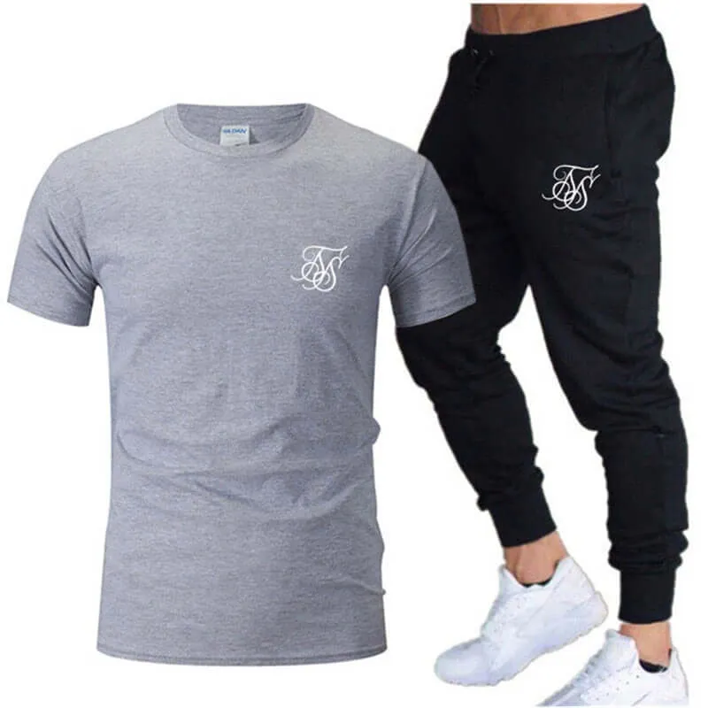 Leisure Fashion Men's Set Tracksuit Sportswear 2 piece set