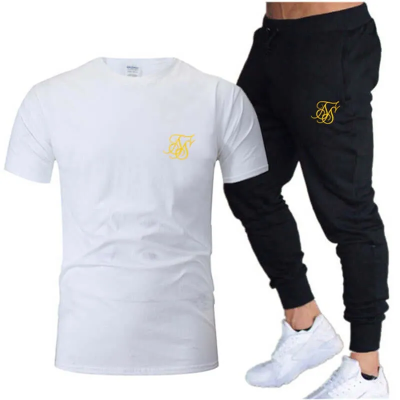 Leisure Fashion Men's Set Tracksuit Sportswear 2 piece set