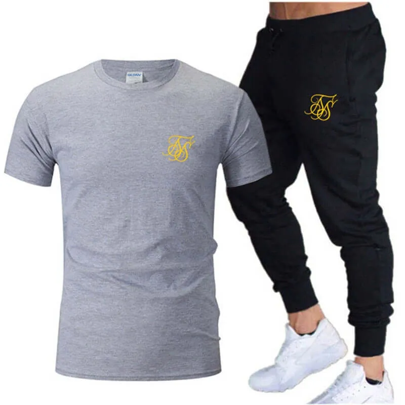 Leisure Fashion Men's Set Tracksuit Sportswear 2 piece set