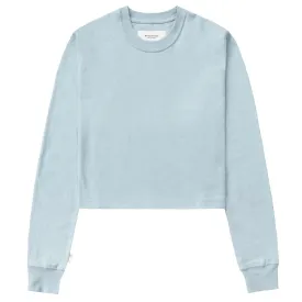 Monday Long Sleeve Crop Top Blueish