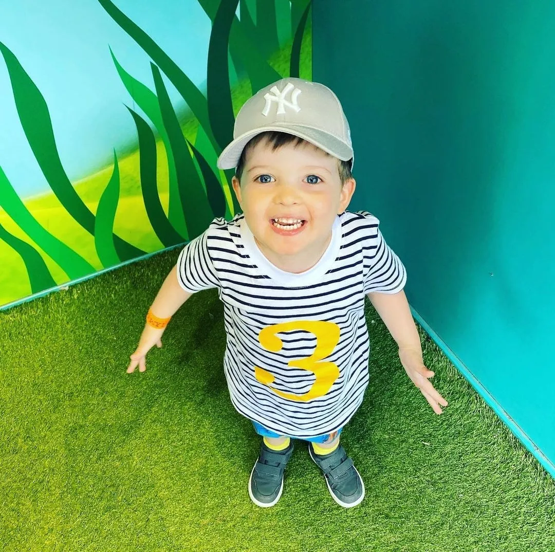 Number 3 Stripe Birthday Tee