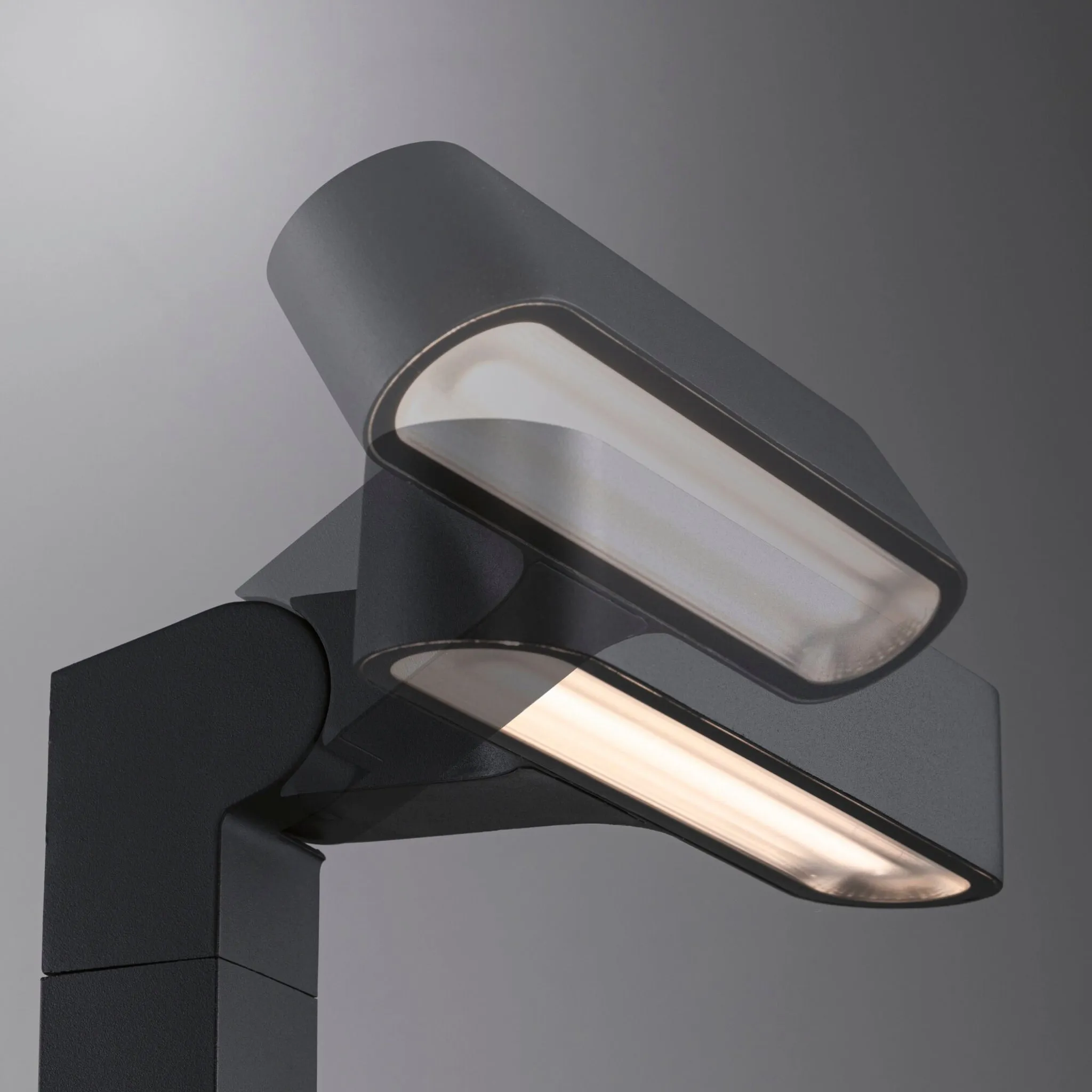 Plug & Shine Outdoor Ito 6W LED  Horizontal Bollard in Anthracite