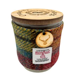 POMEGRANATE NOIR HARRIS TWEED CANDLES
