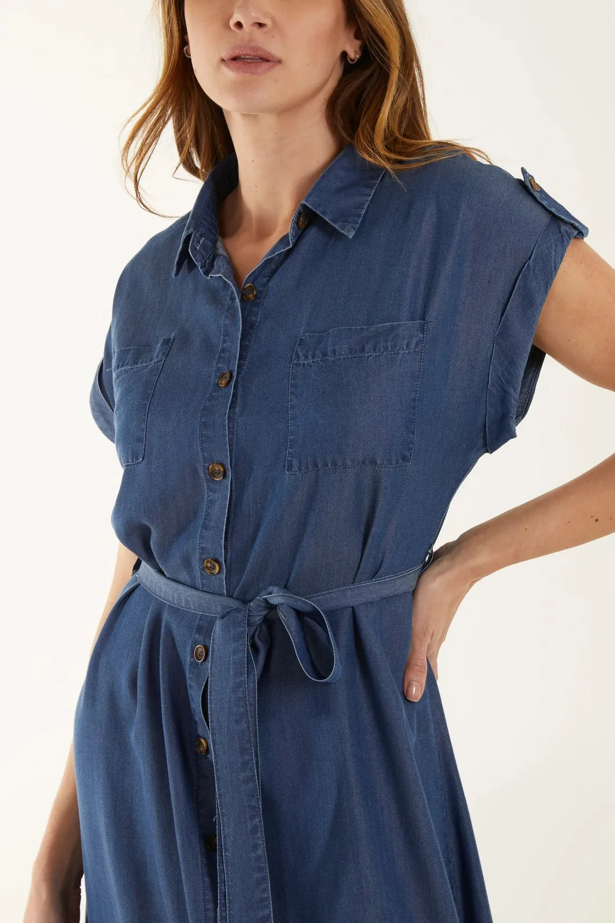 Remi Denim Midi Dress