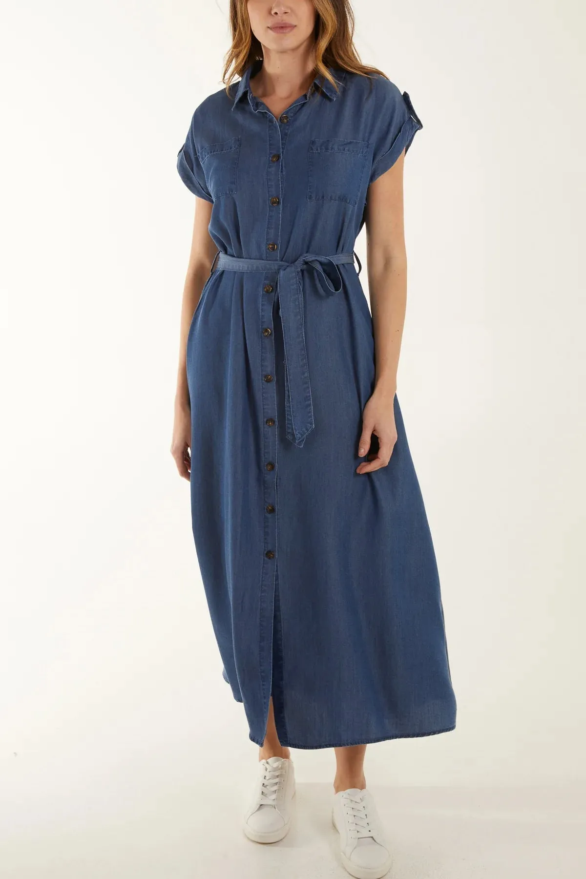 Remi Denim Midi Dress