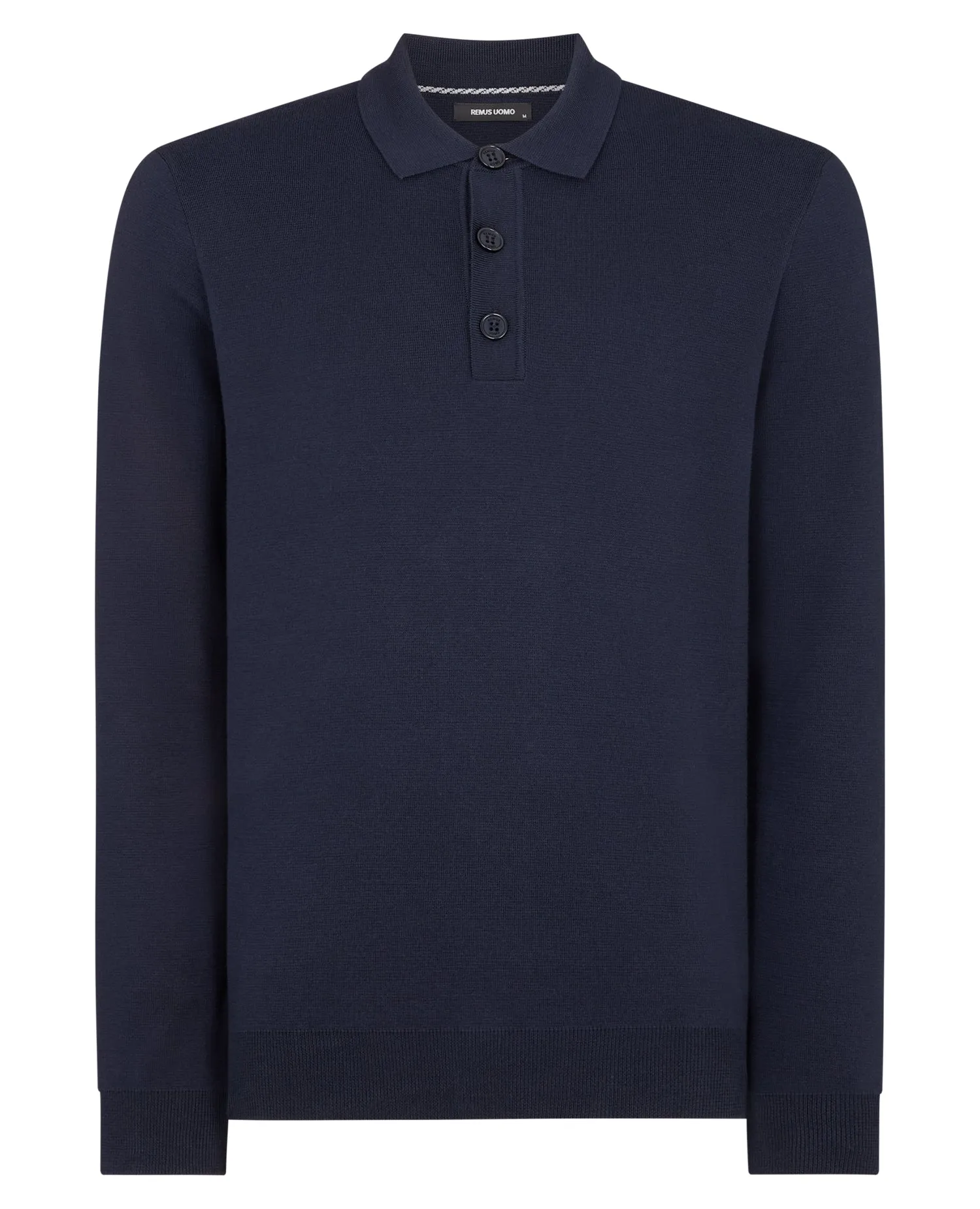 REMUS UOMO® Polo Sweat Shirt/Navy - Winter 23/24 Version