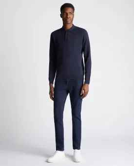 REMUS UOMO® Polo Sweat Shirt/Navy - Winter 23/24 Version