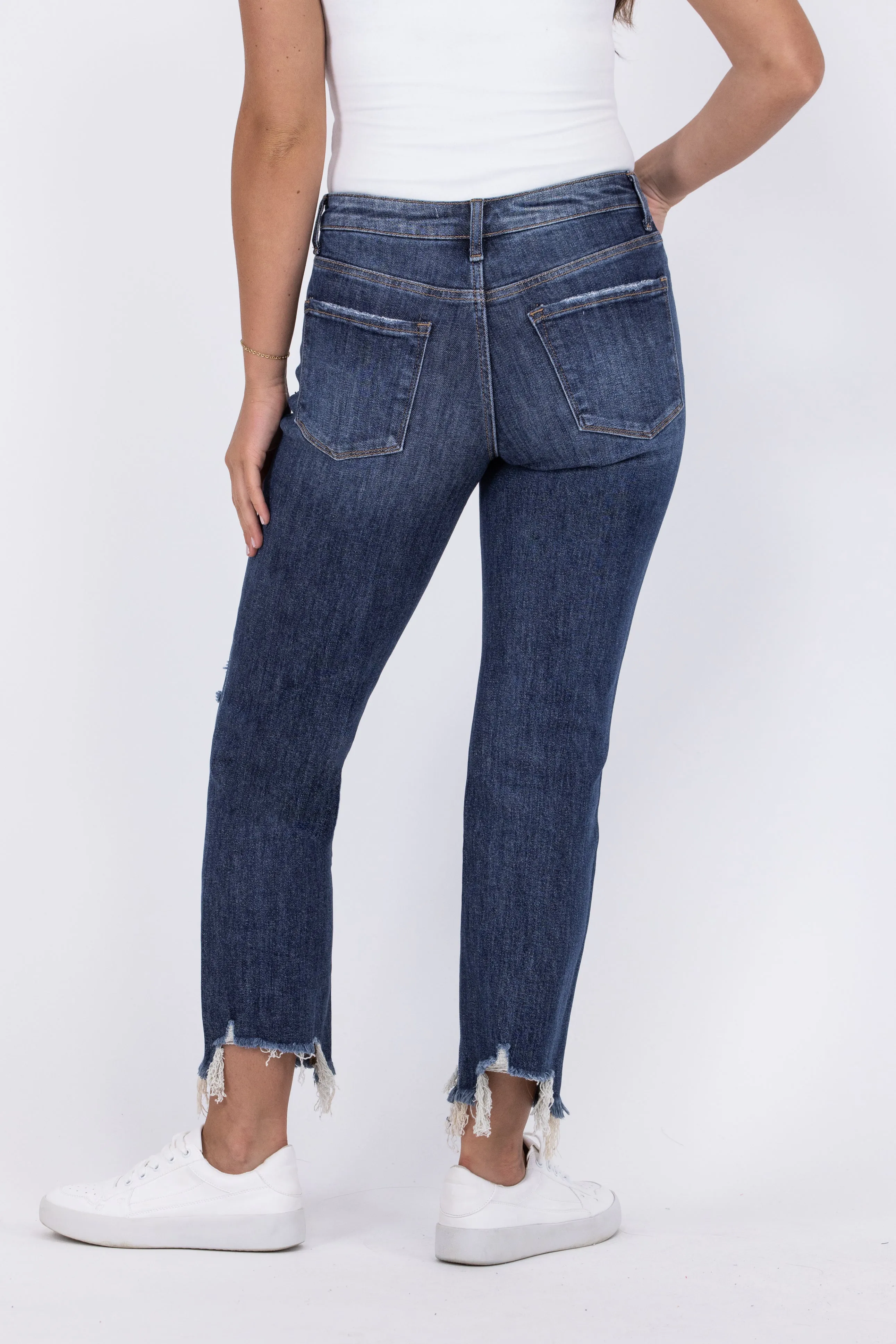 Running Errands With Friends from Lovervet: High-Rise Crop Straight Leg