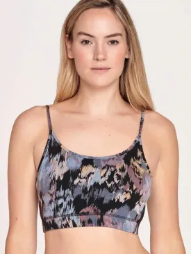 Sheraton Bamboo Floral Bralette - Black