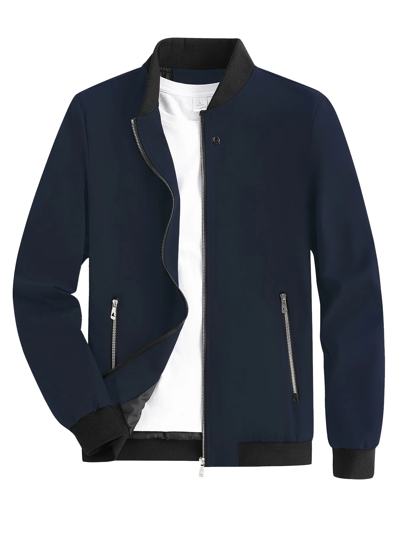 Stay Stylish  Comfy with RQs Windproof Zipper Jacket