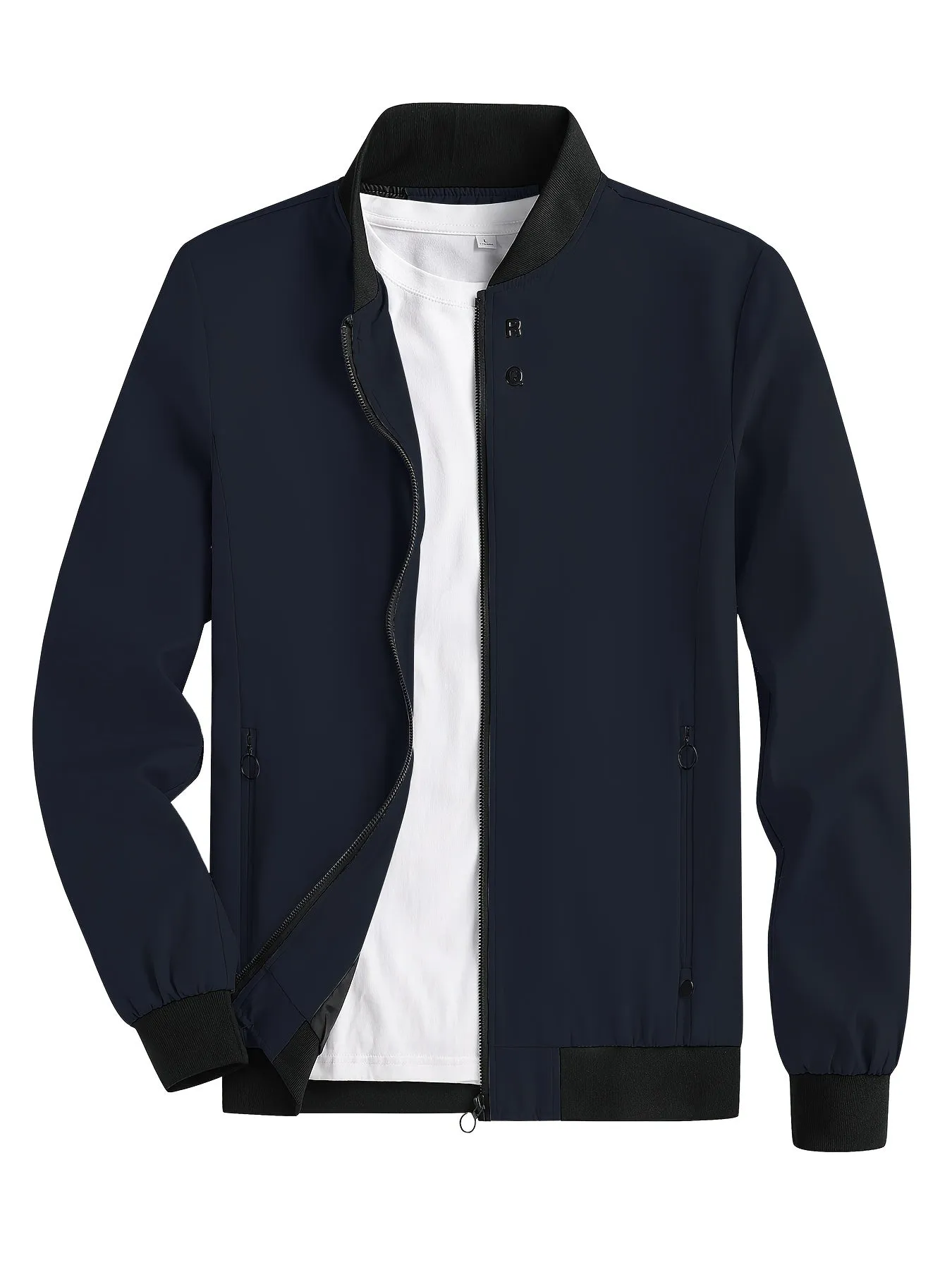 Stay Stylish  Comfy with RQs Windproof Zipper Jacket