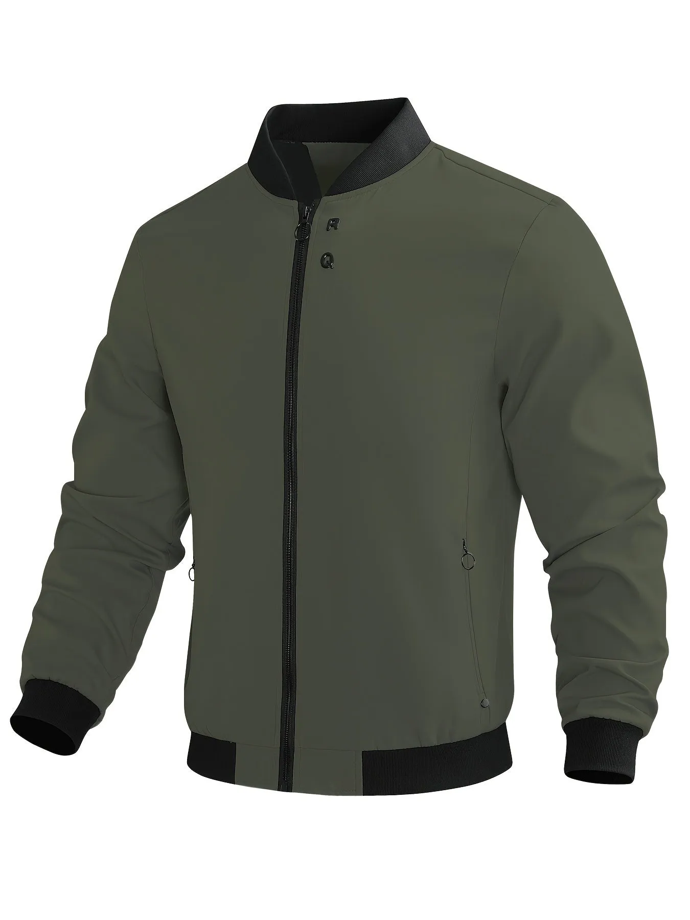 Stay Stylish  Comfy with RQs Windproof Zipper Jacket