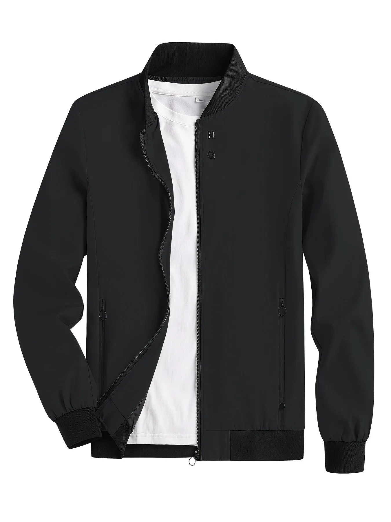 Stay Stylish  Comfy with RQs Windproof Zipper Jacket