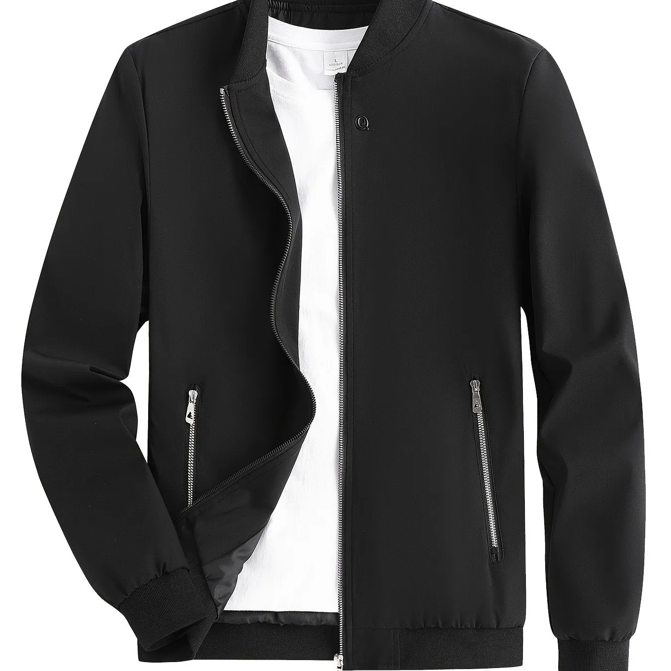 Stay Stylish  Comfy with RQs Windproof Zipper Jacket