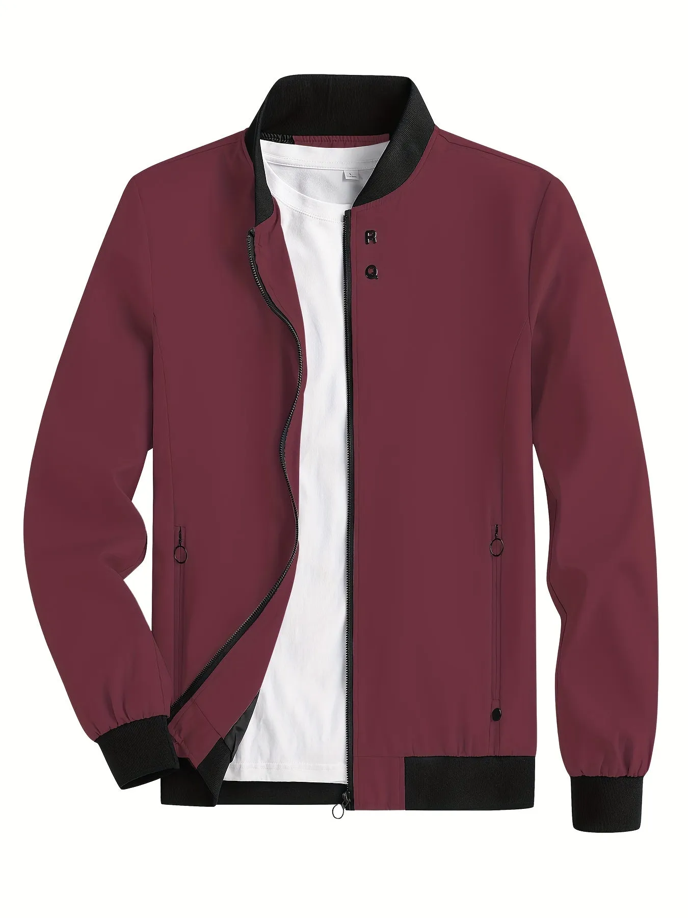 Stay Stylish  Comfy with RQs Windproof Zipper Jacket