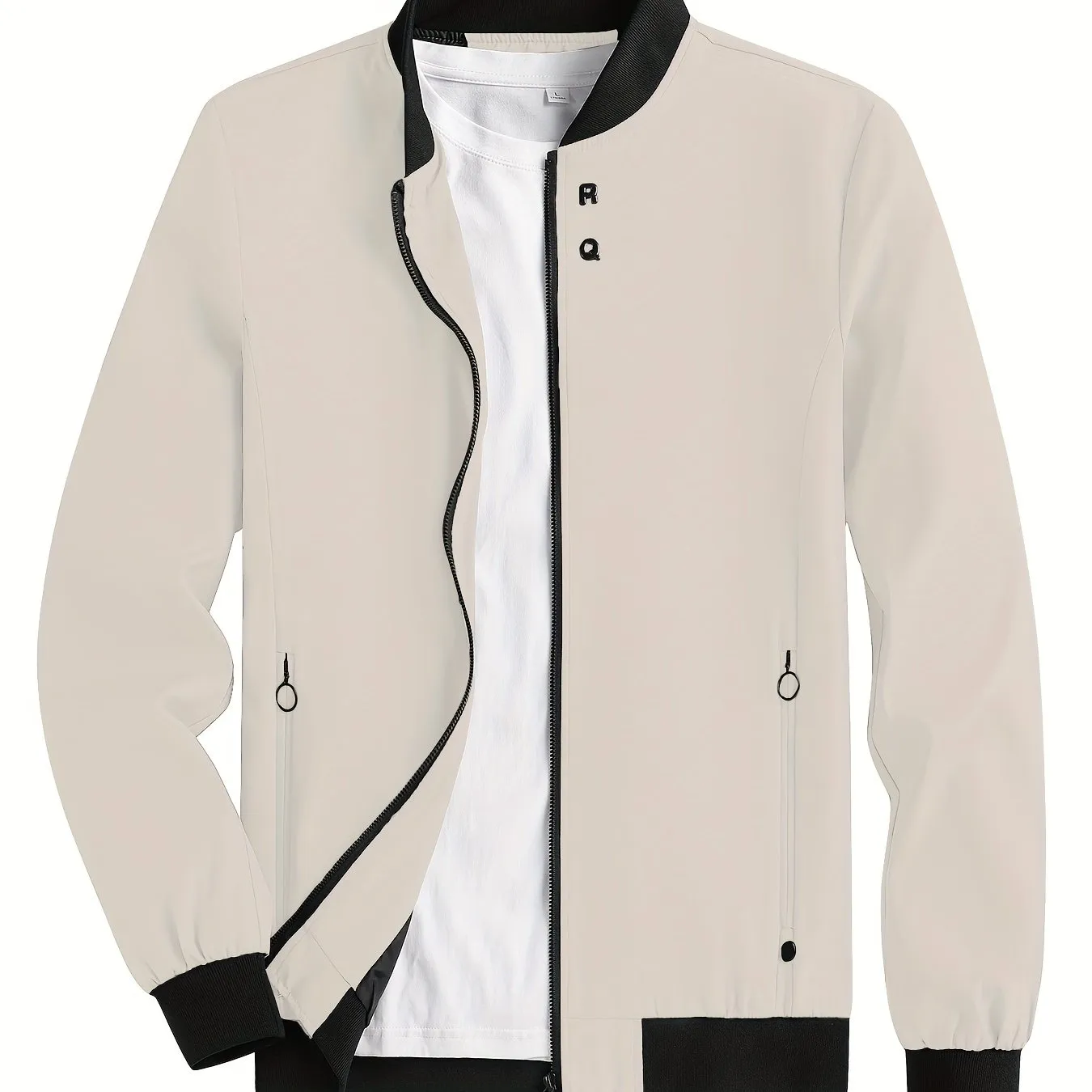 Stay Stylish  Comfy with RQs Windproof Zipper Jacket