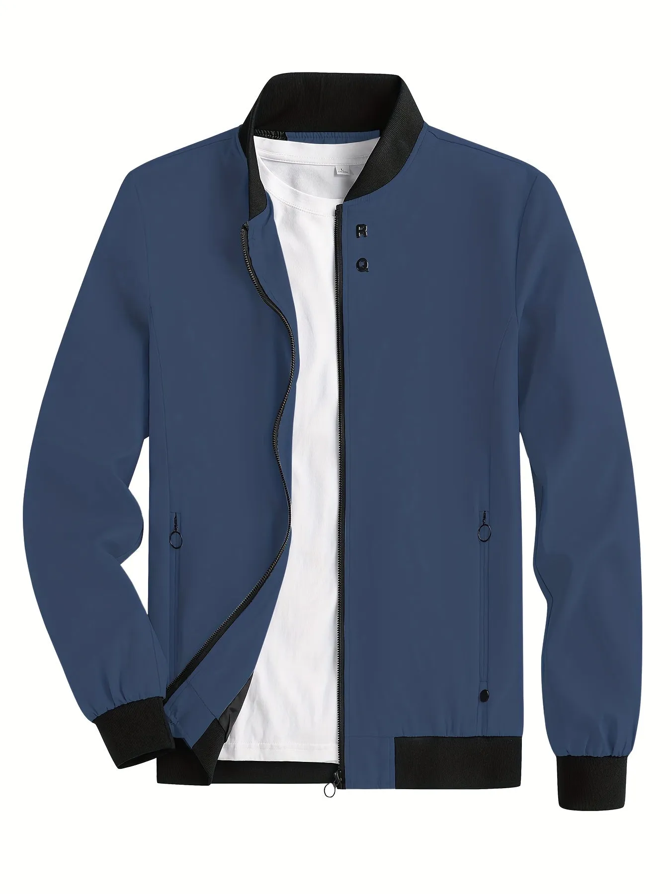 Stay Stylish  Comfy with RQs Windproof Zipper Jacket