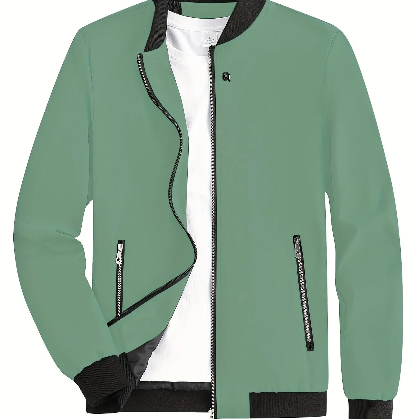 Stay Stylish  Comfy with RQs Windproof Zipper Jacket