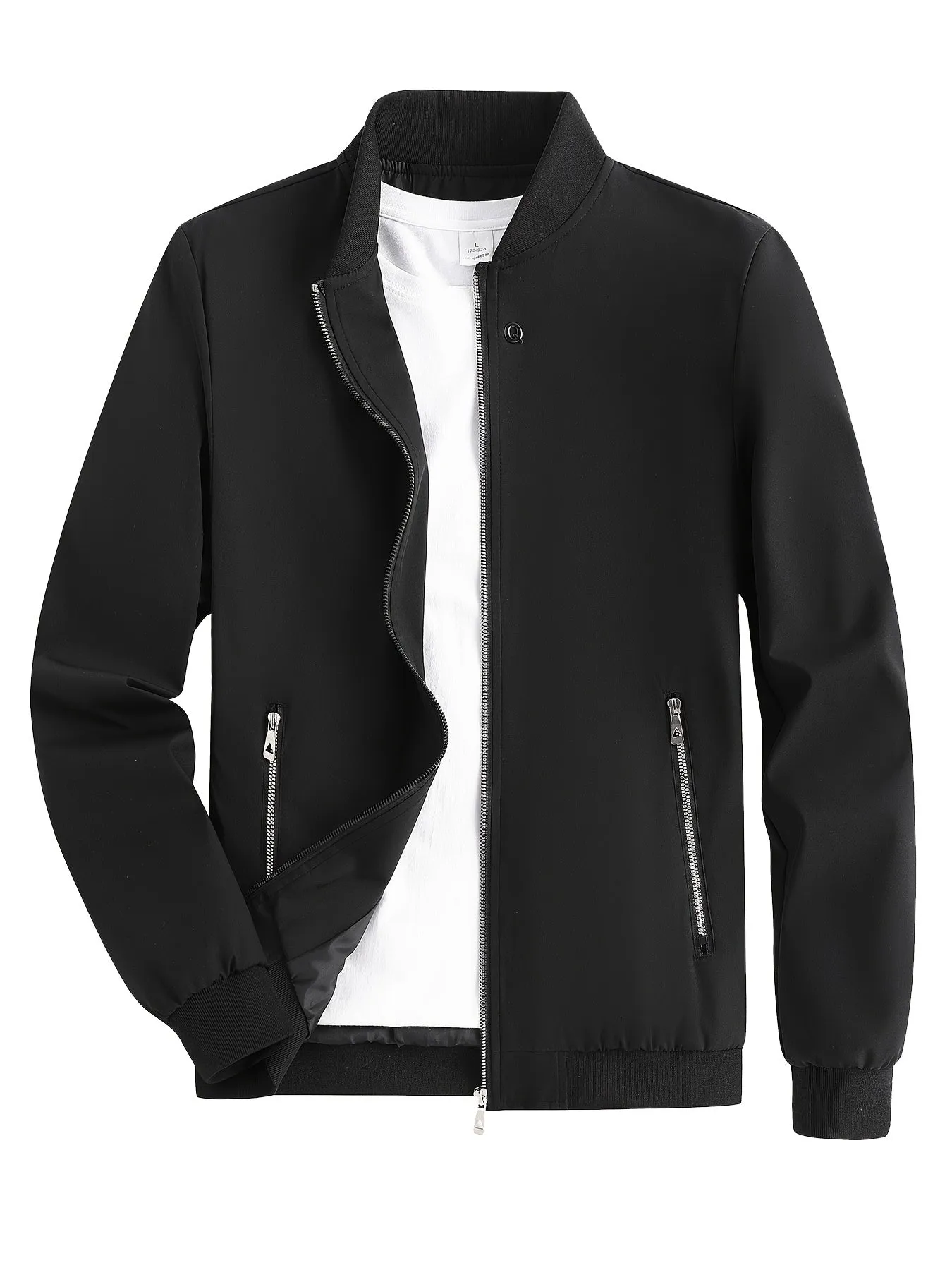 Stay Stylish  Comfy with RQs Windproof Zipper Jacket