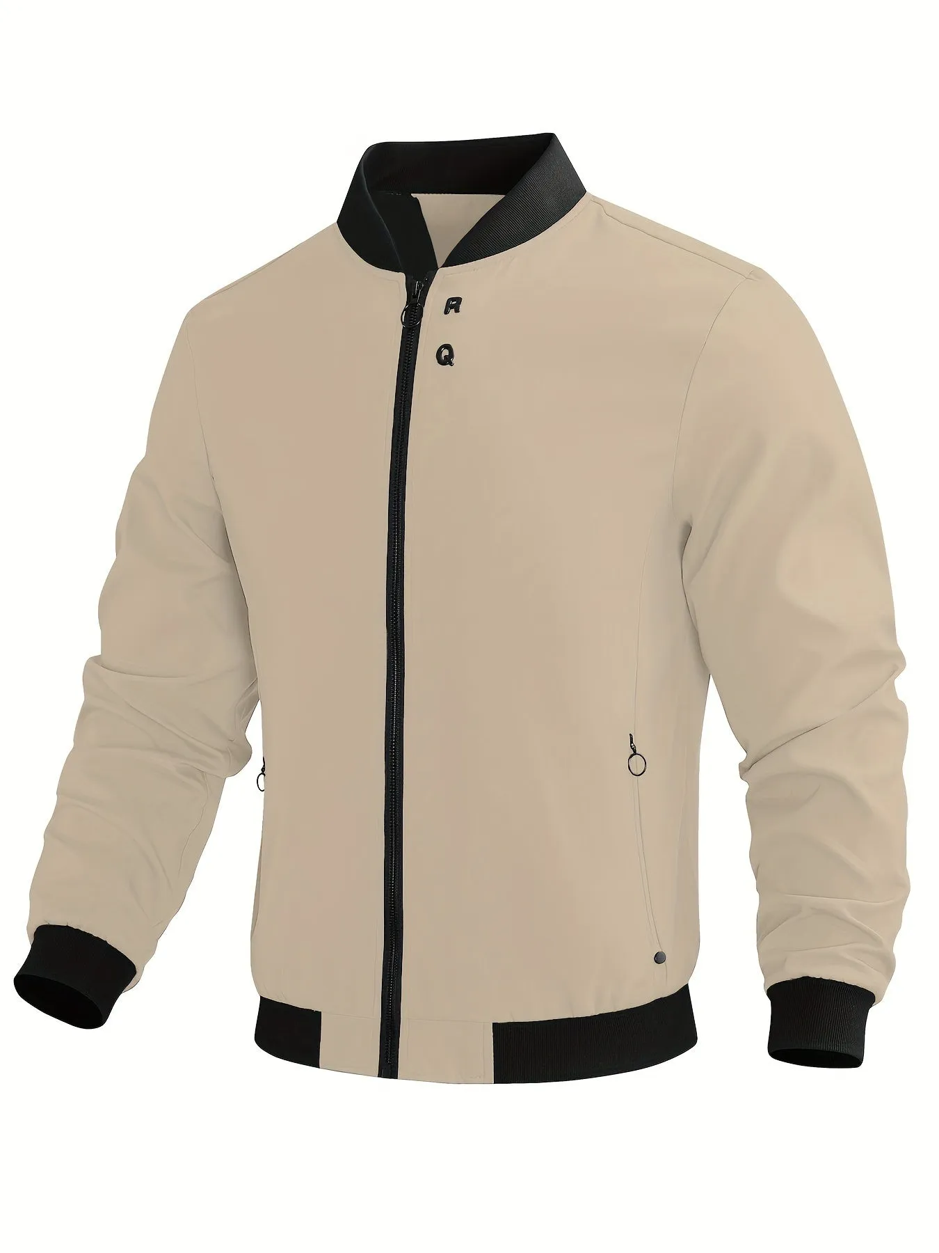 Stay Stylish  Comfy with RQs Windproof Zipper Jacket