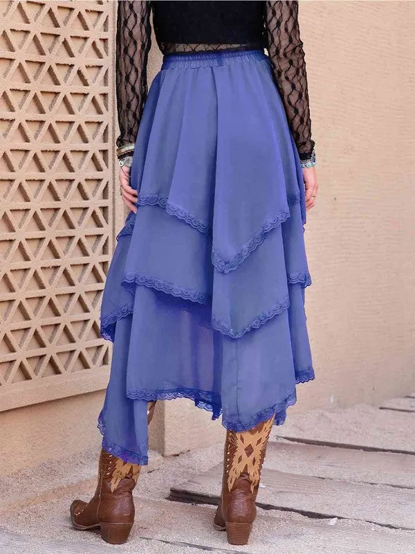 TEEK - Tiered Midi Skirt