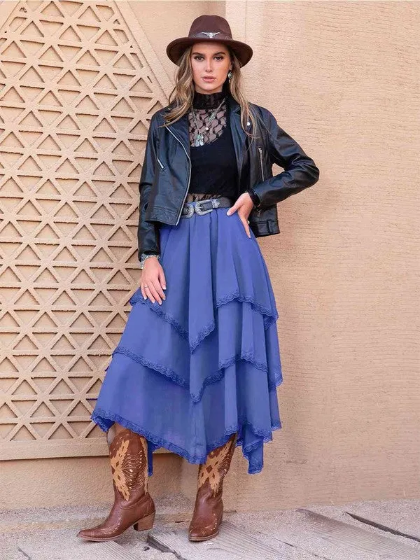 TEEK - Tiered Midi Skirt