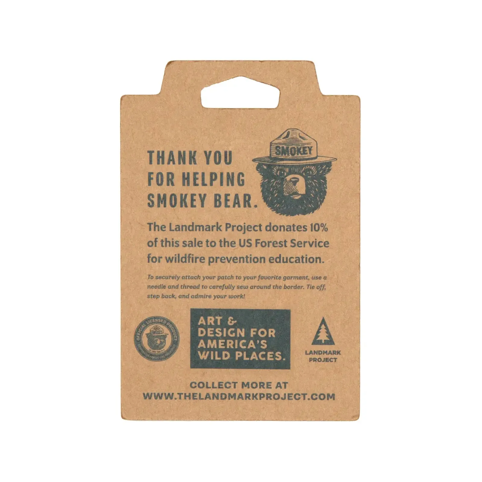 The Landmark Project Smokey Bear Patch - Only You Forestry