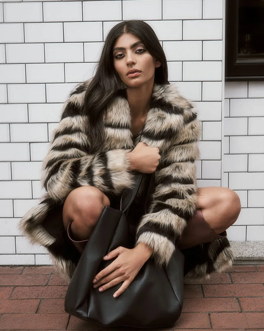 Unreal Fur Bengal Kiss Coat