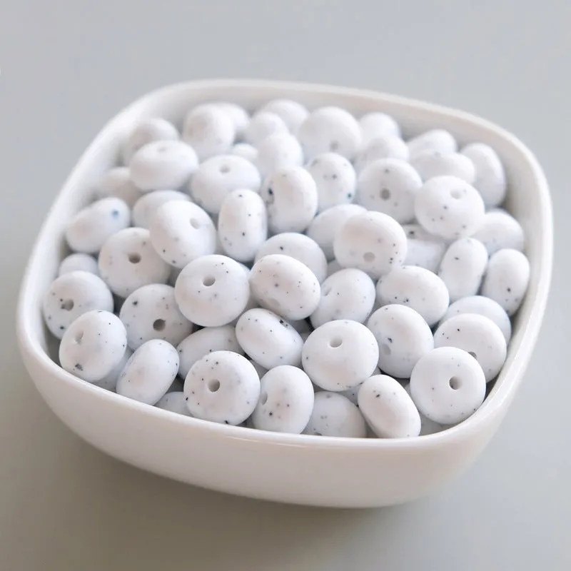 Wholesale 100PCS Candy Color Silicone Beads