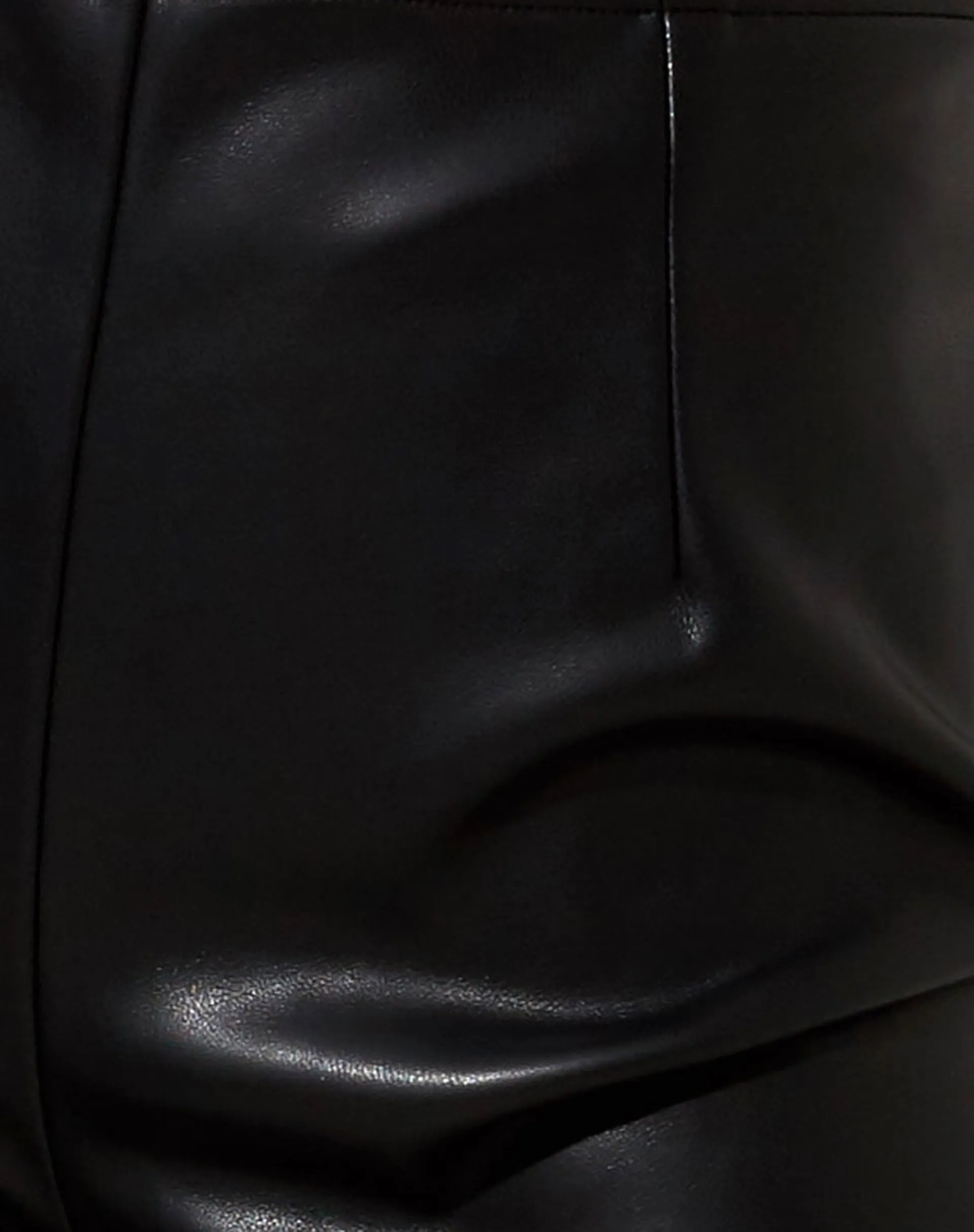 Zerbe Flare Trouser in PU Black